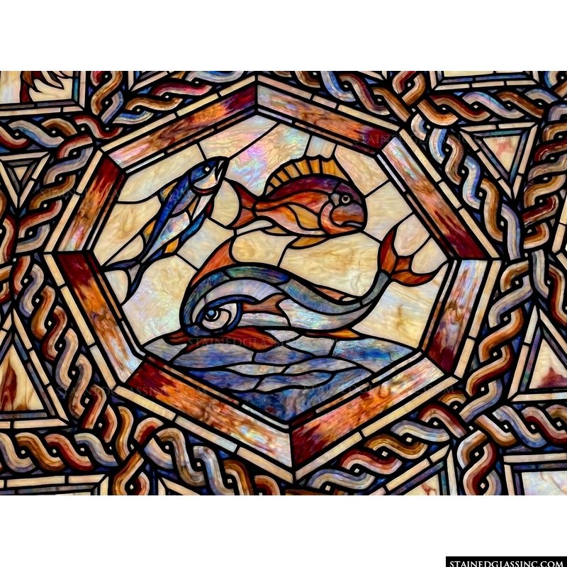 Three Fish in Geometric Hexagon