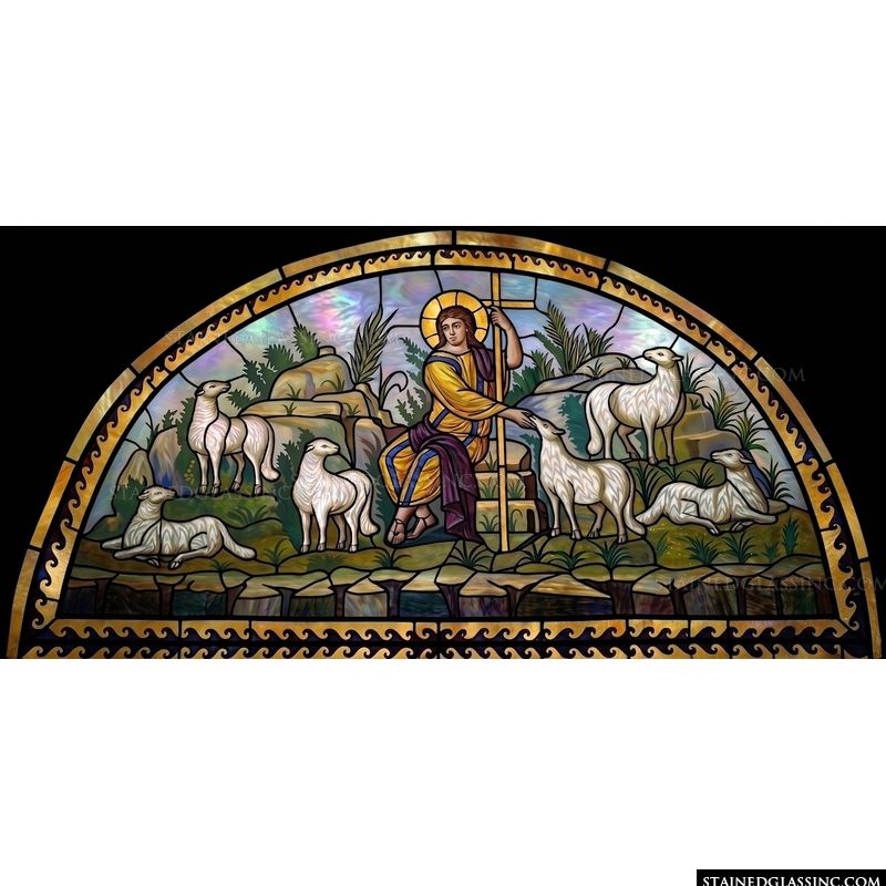 The Good Shepherd with His Flock