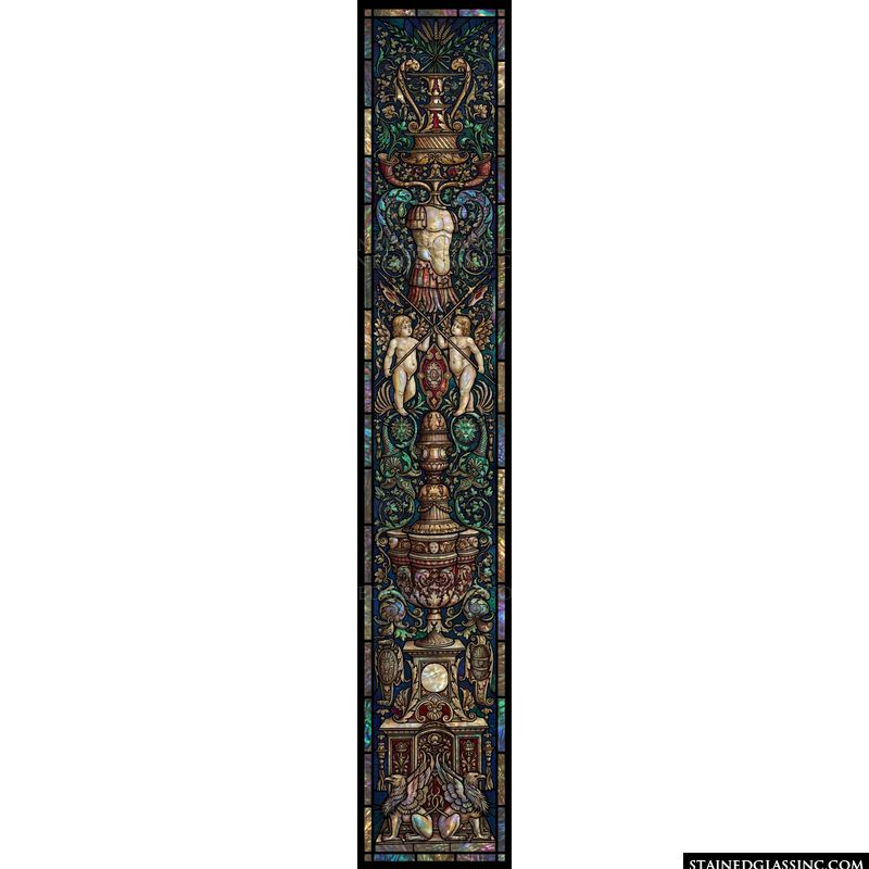 Classical Trophy with Cherubs and Griffins