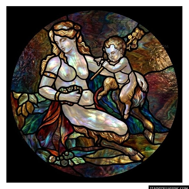 Faun Mother and Child