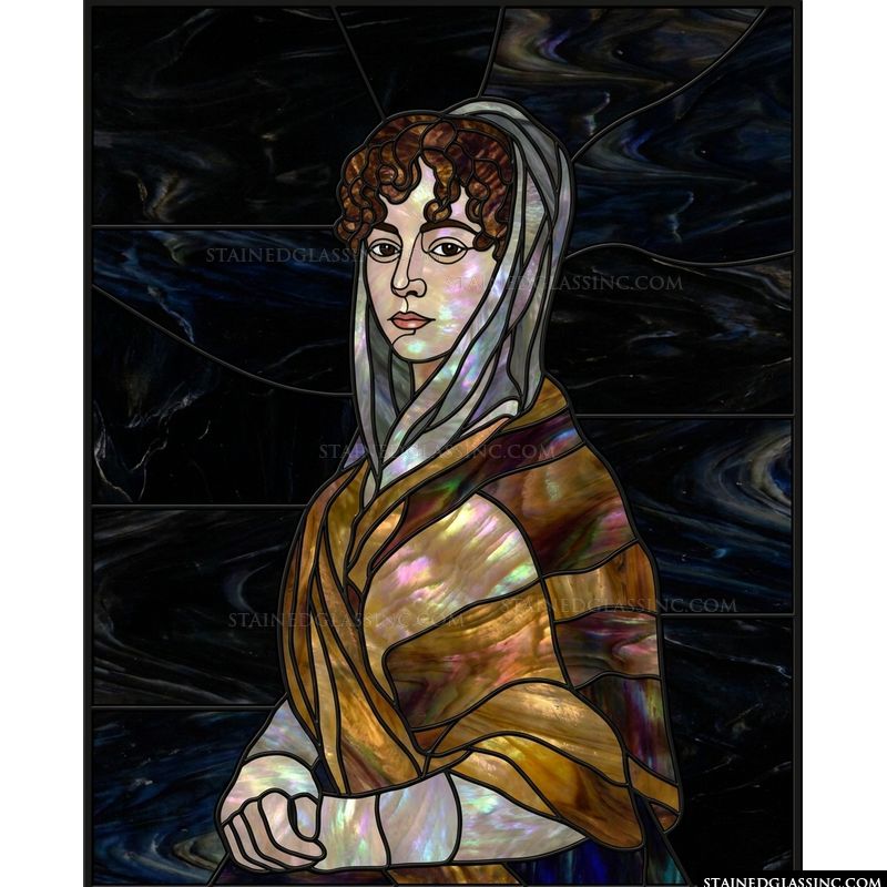 Woman with Veiled Headpiece