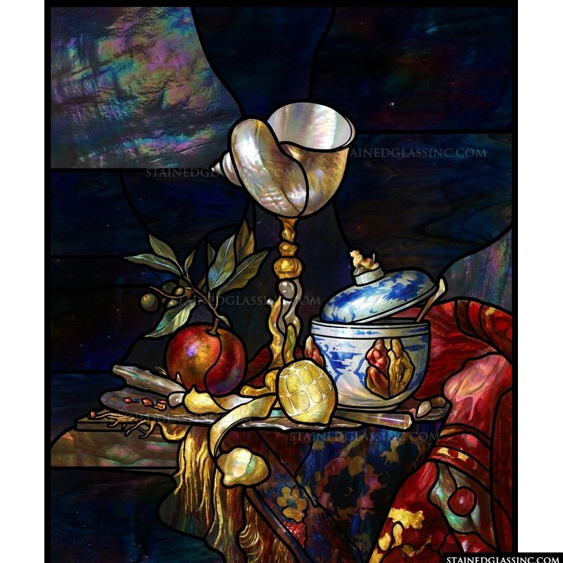 Still Life with Shell Chalice and Fruit