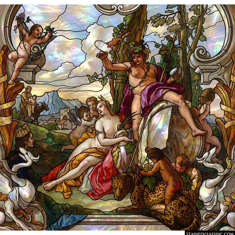 Bacchus and Ariadne in Luminous Detail