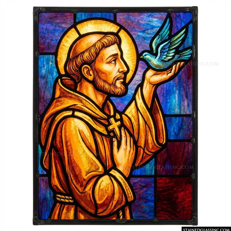 Saint Francis with Dove
