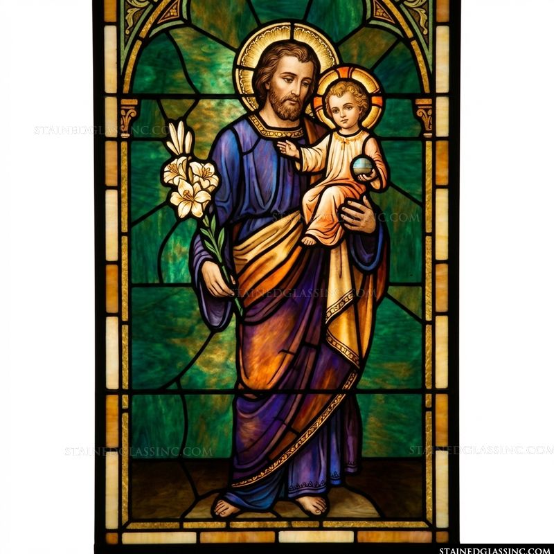 Saint Joseph Holding the Christ Child