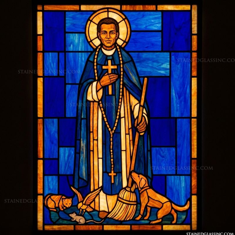 St. Martin de Porres with Animal Companions