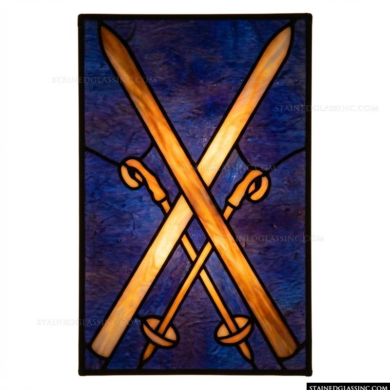 Crossed Skis