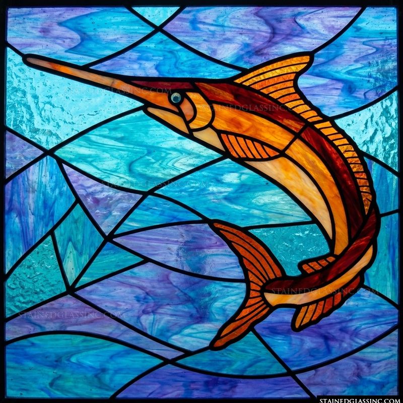 Swordfish in Amber and Azure