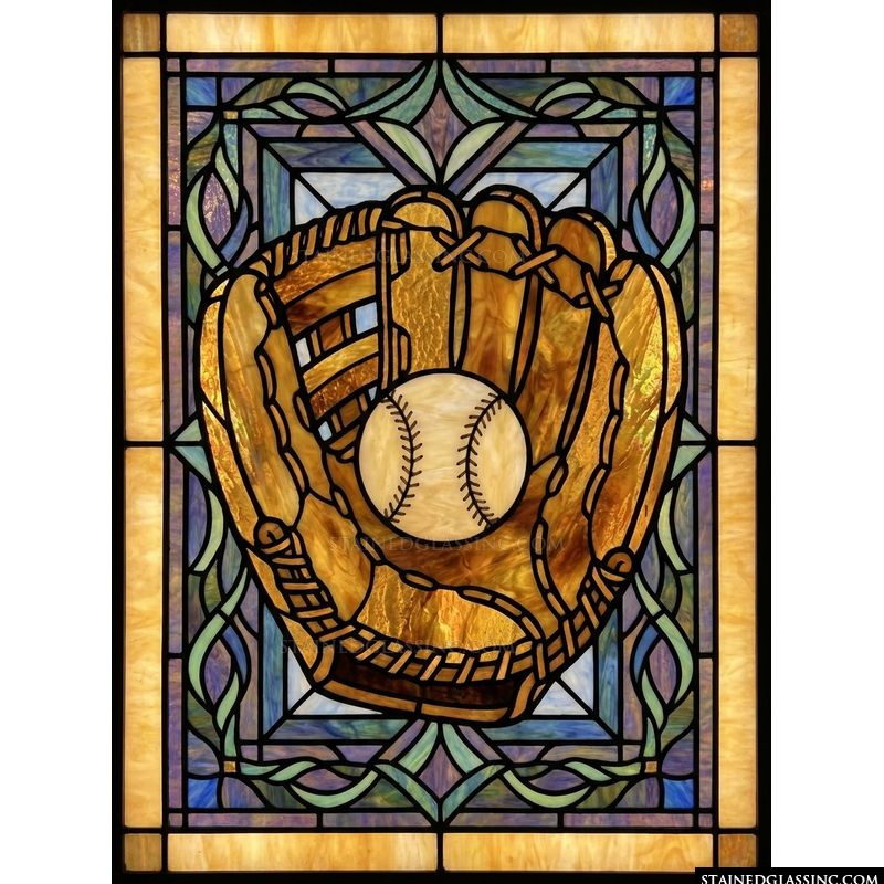 Baseball Glove and Ball