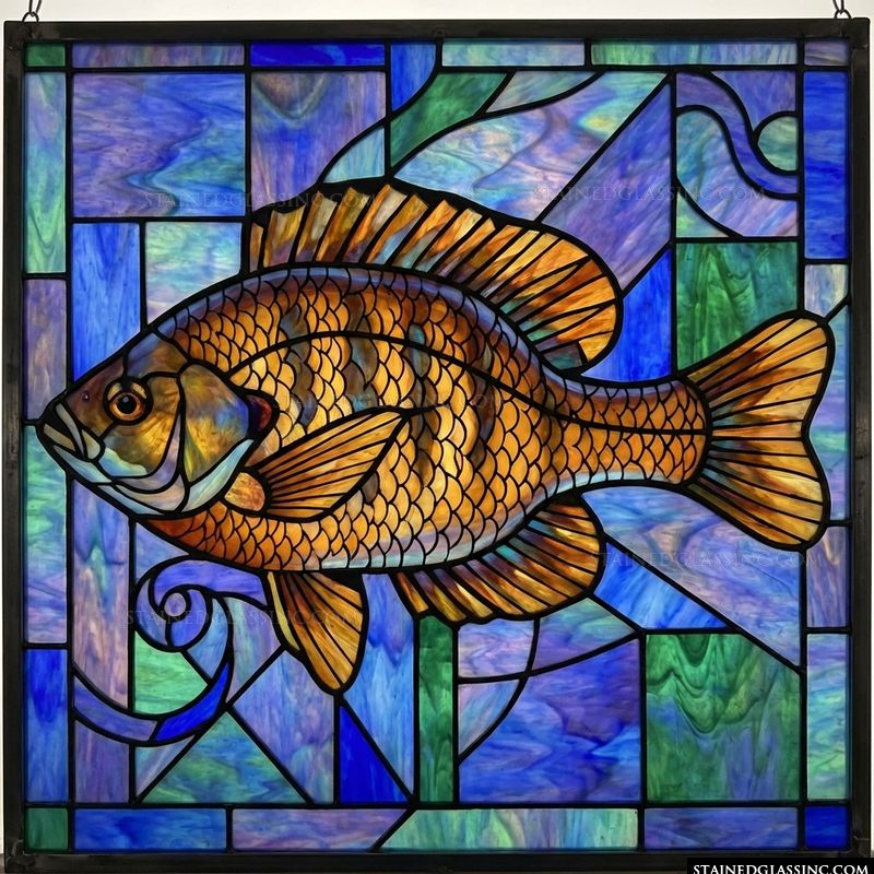 Sunfish in Cobalt and Teal Waters