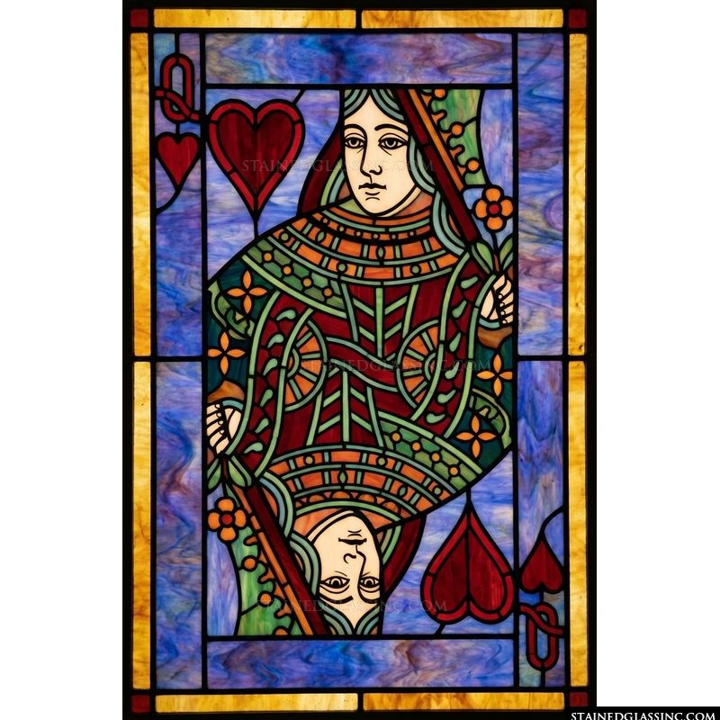Queen of Hearts Playing Card
