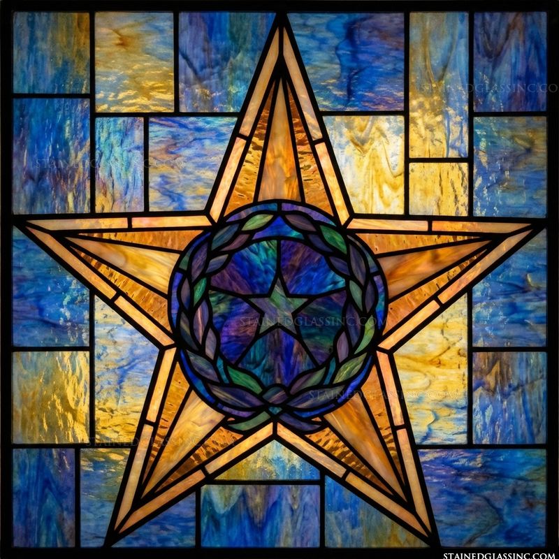 Lone Star with Laurel Wreath