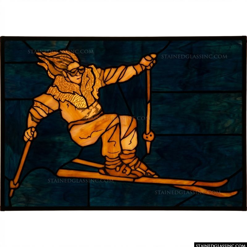 Skier in Motion