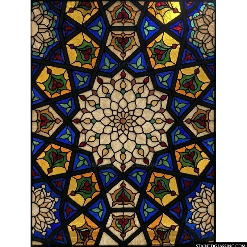 Geometric Floral Starburst