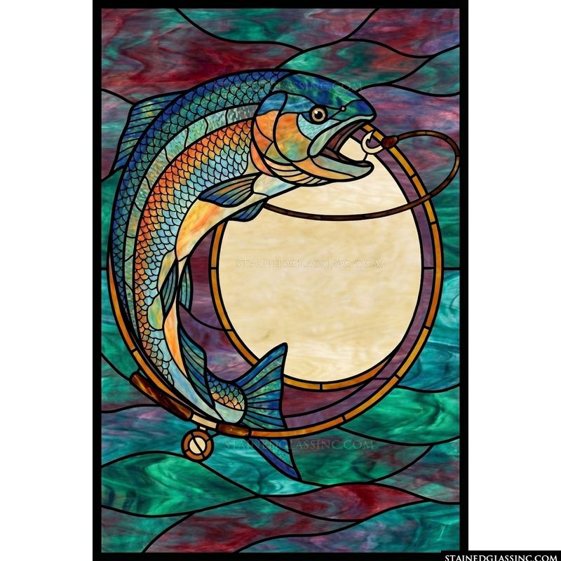 Leaping Rainbow Trout