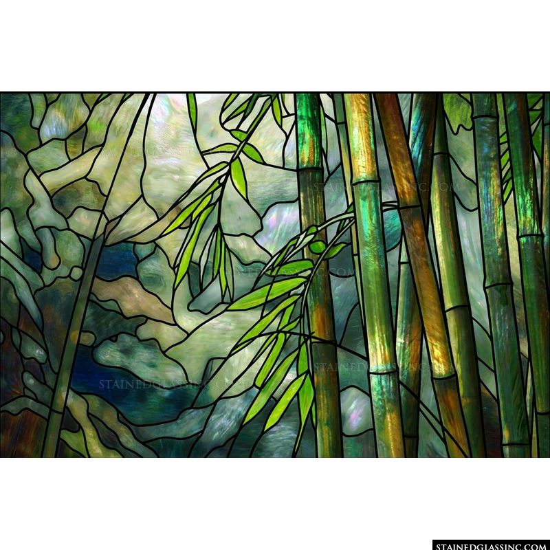 Luminous Bamboo Forest