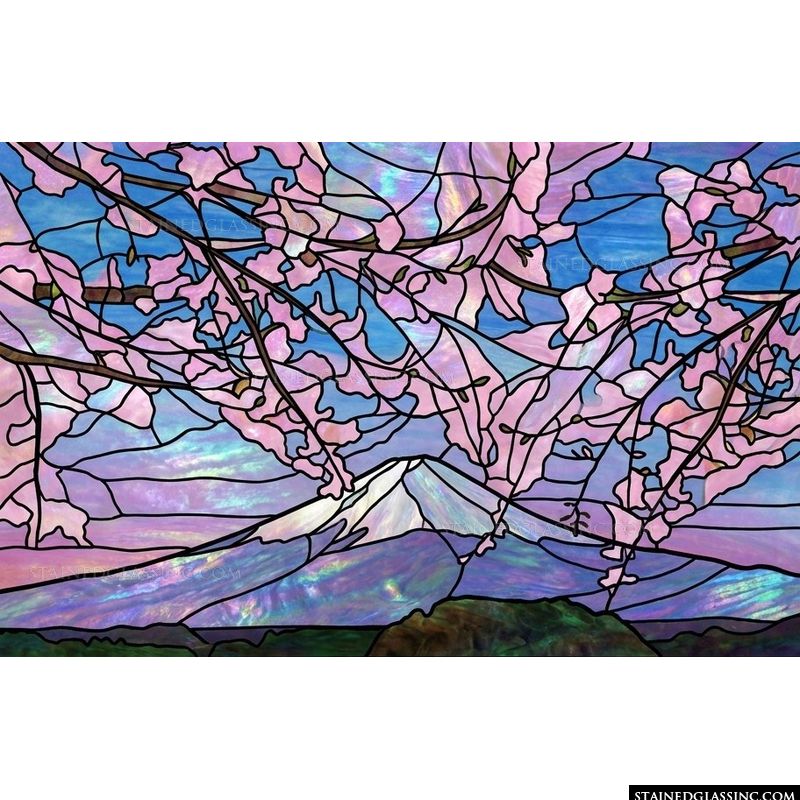 Mount Fuji and Cherry Blossoms
