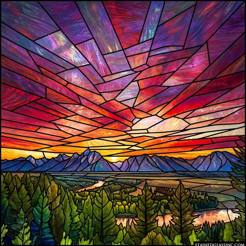 Mountain Sunset Vista