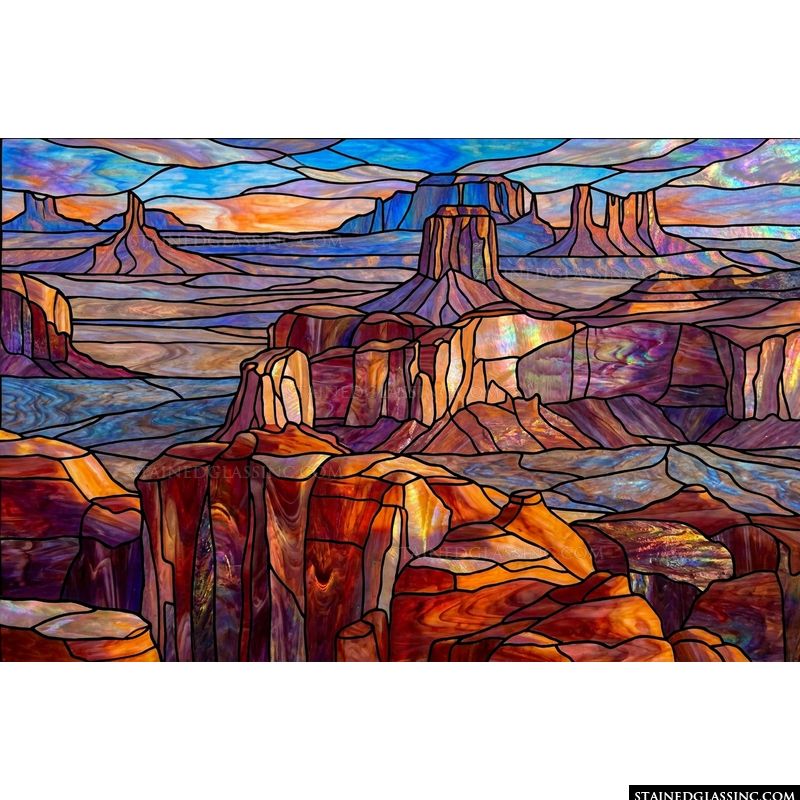 Desert Badlands at Sunset