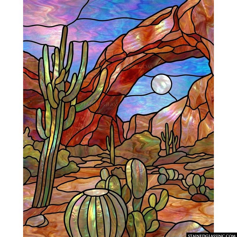 Desert Arch at Moonlight