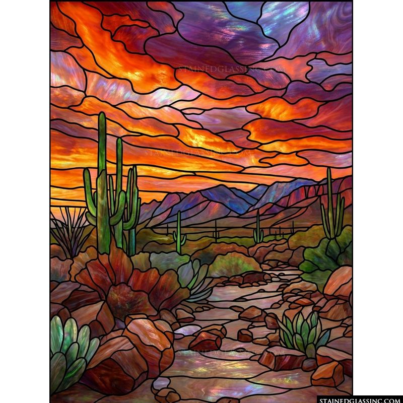 Desert Sunset at Twilight