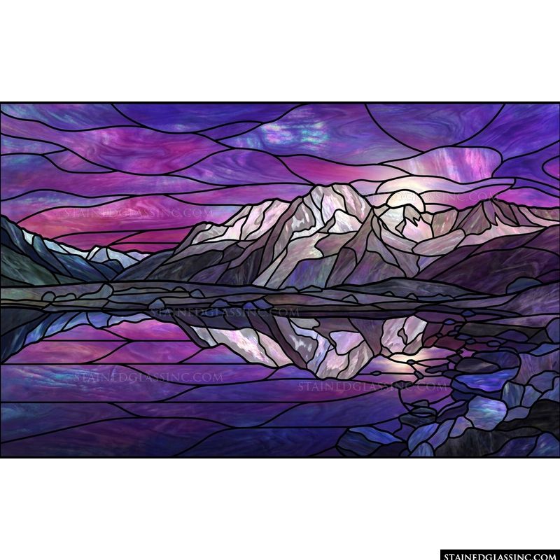 Mountain Lake at Twilight