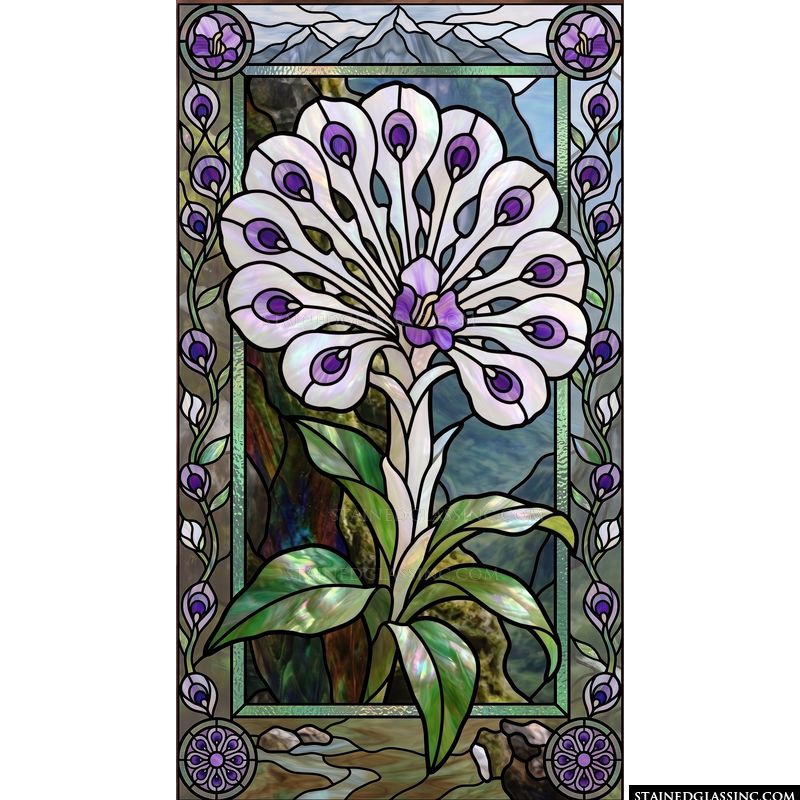 Peacock Lily in Pearlescent Violet