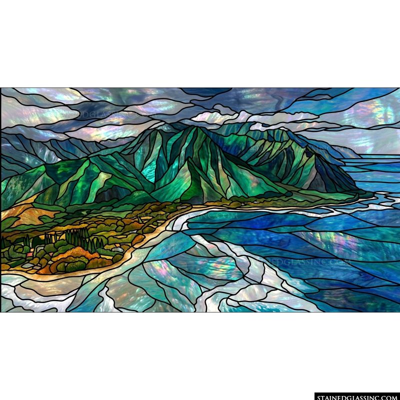 Tahiti Coastal Mountain Range