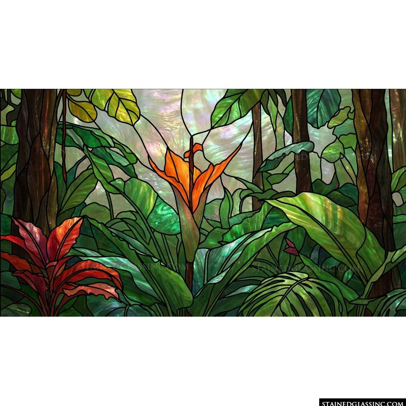 Exotic Tropical Jungle Flora