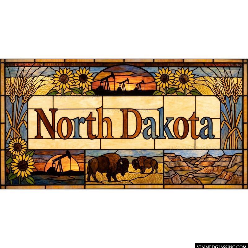 North Dakota State Scenic Collage