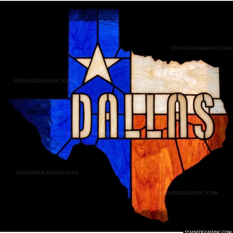 Dallas Lone Star State Silhouette
