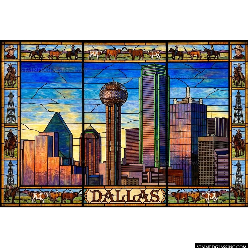 Dallas Skyline with Southwestern Heritage