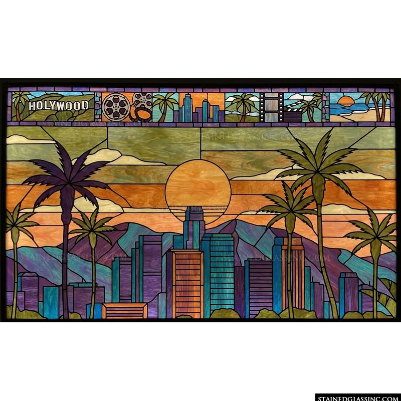 Los Angeles Sunset Skyline