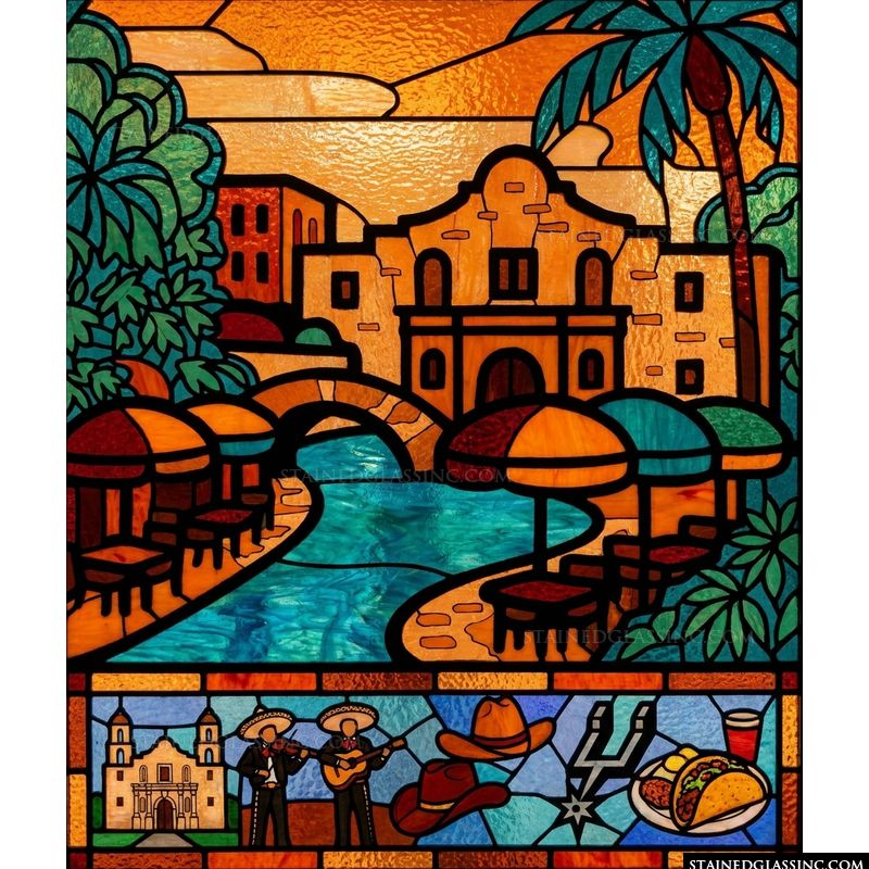 San Antonio River Walk Scene