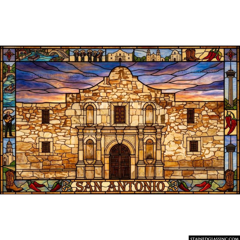 San Antonio Heritage Scene