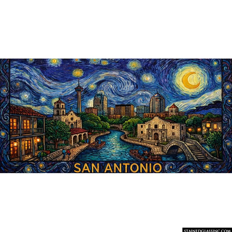 San Antonio River Walk at Night