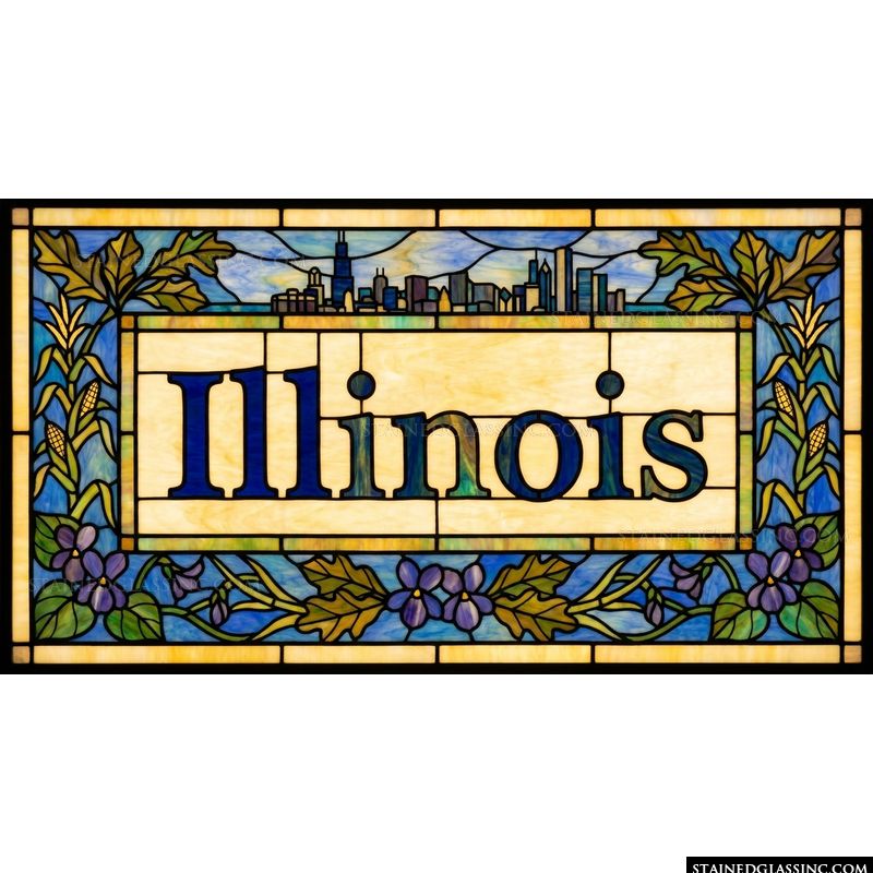 Illinois State Pride Cityscape