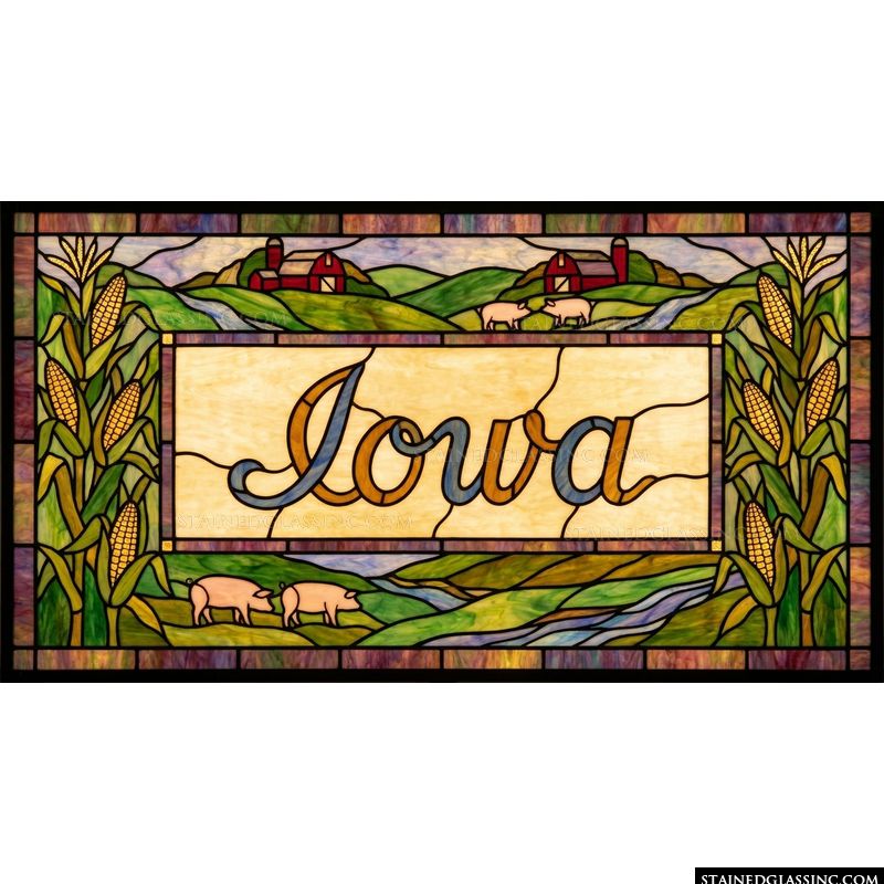 Iowa Heartland Farm Scene