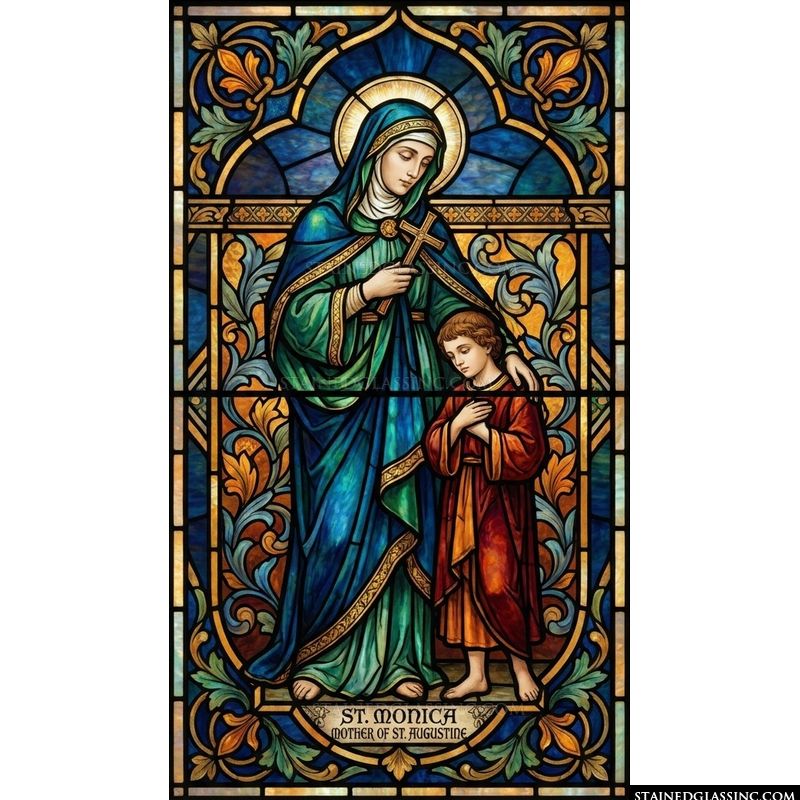 St. Monica and Young St. Augustine