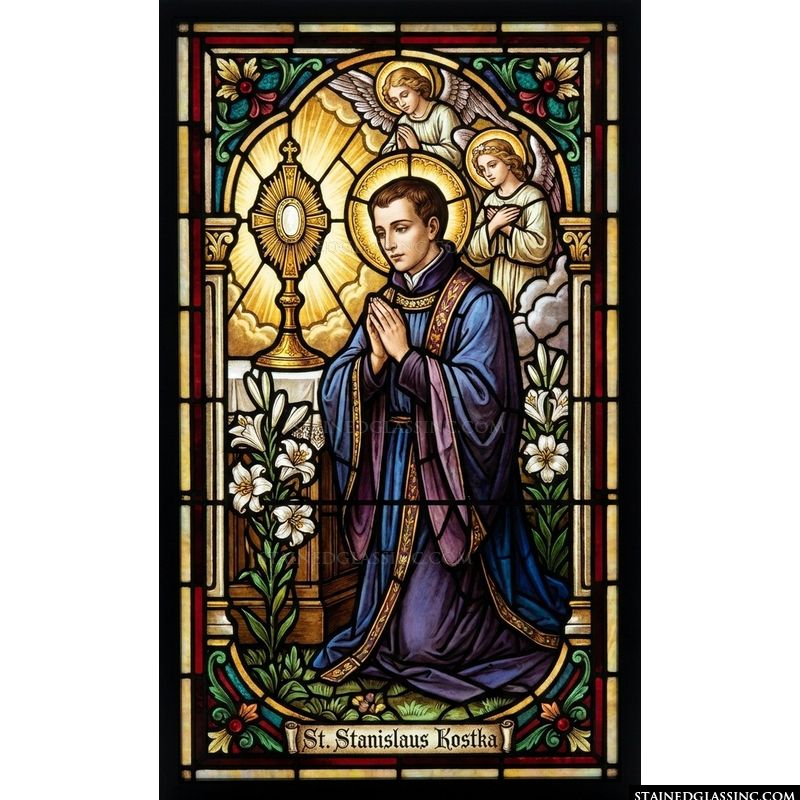 Saint Stanislaus Kostka in Adoration