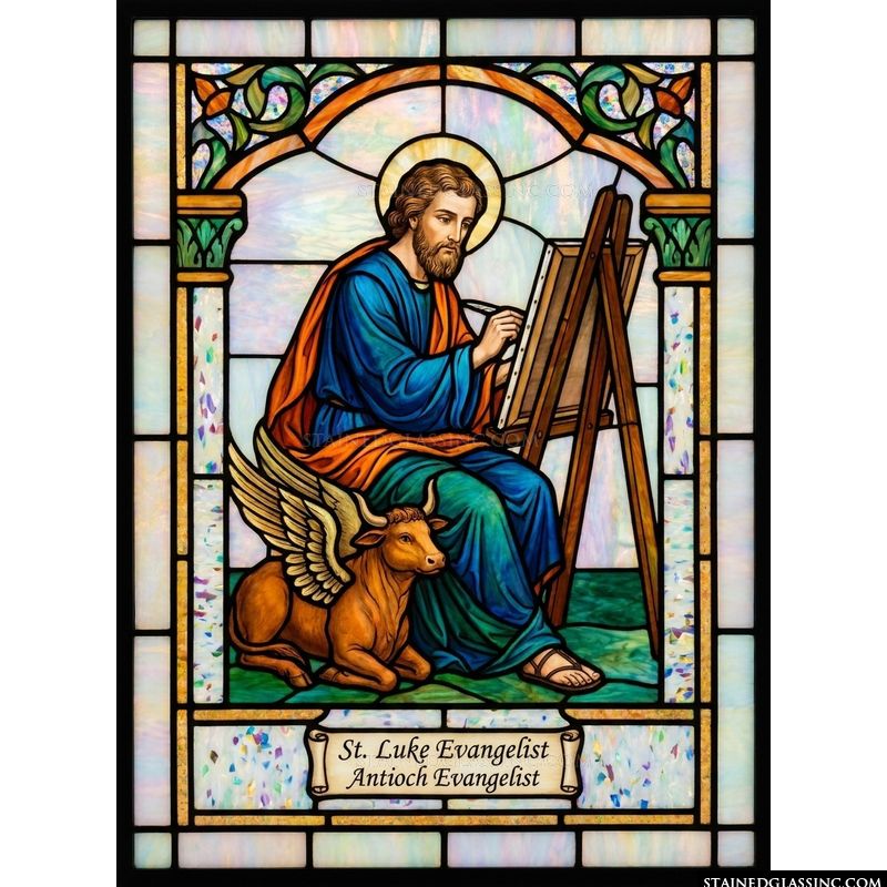 Saint Luke the Evangelist with Winged Ox