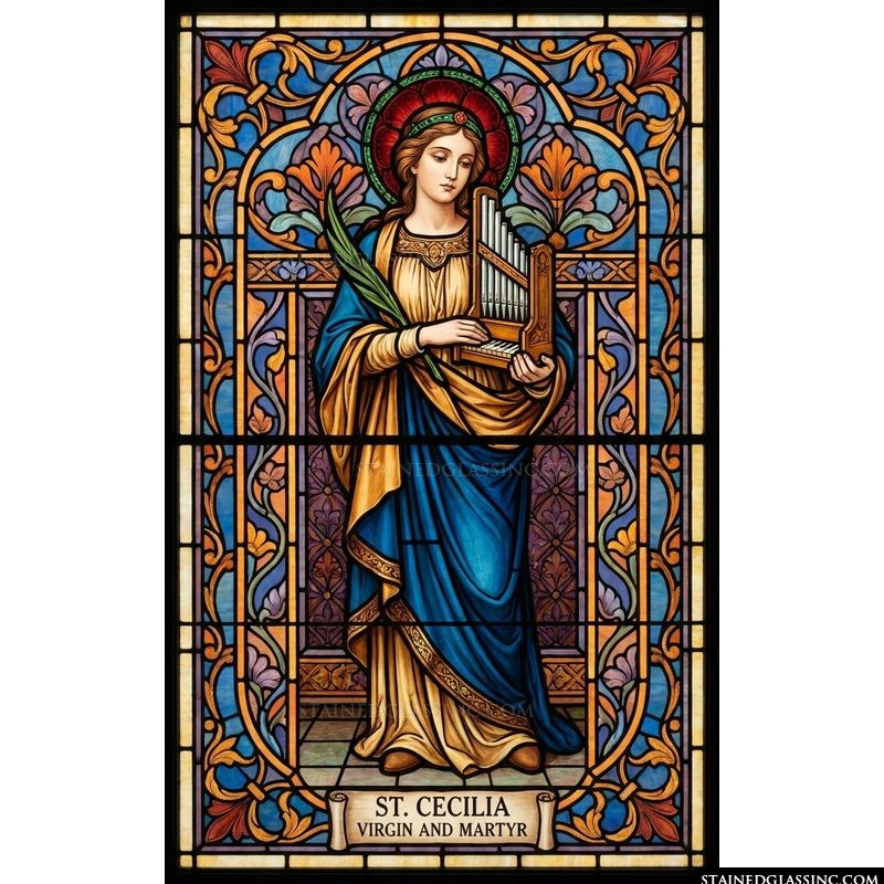 St. Cecilia with Organ