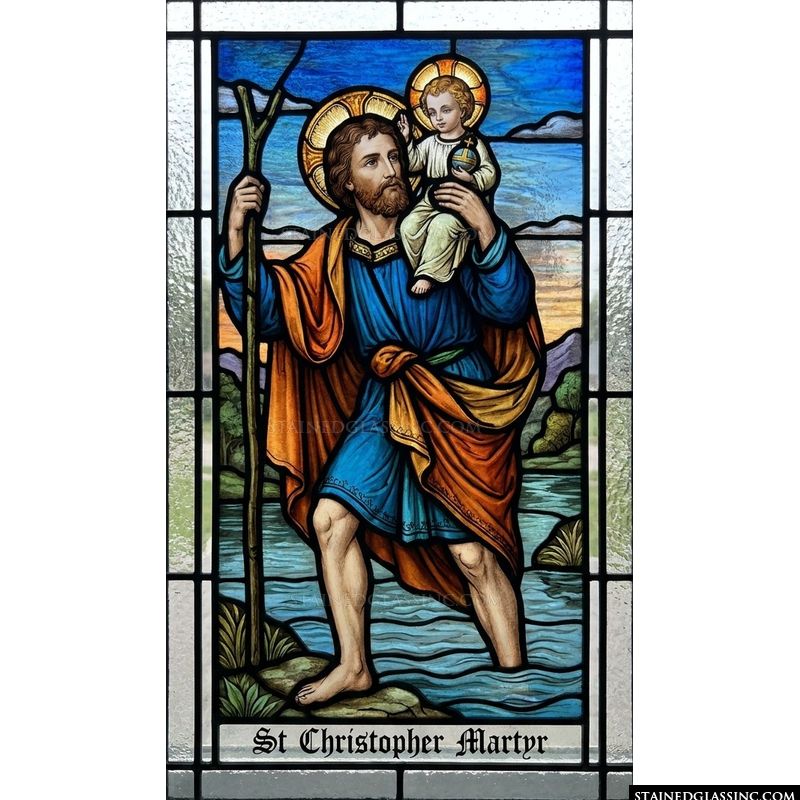 Saint Christopher Carrying the Christ Child