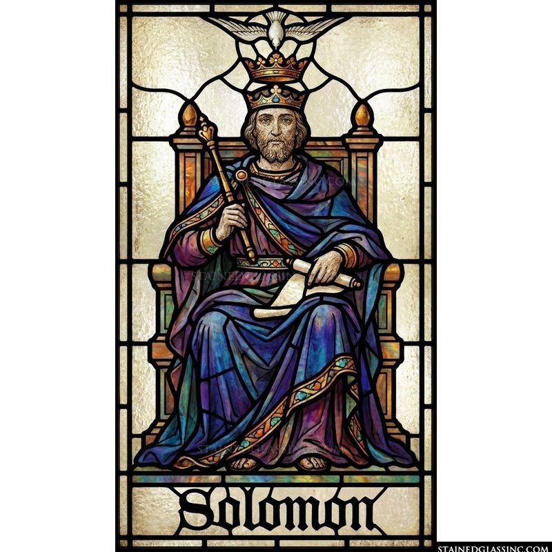 King Solomon in Royal Robes