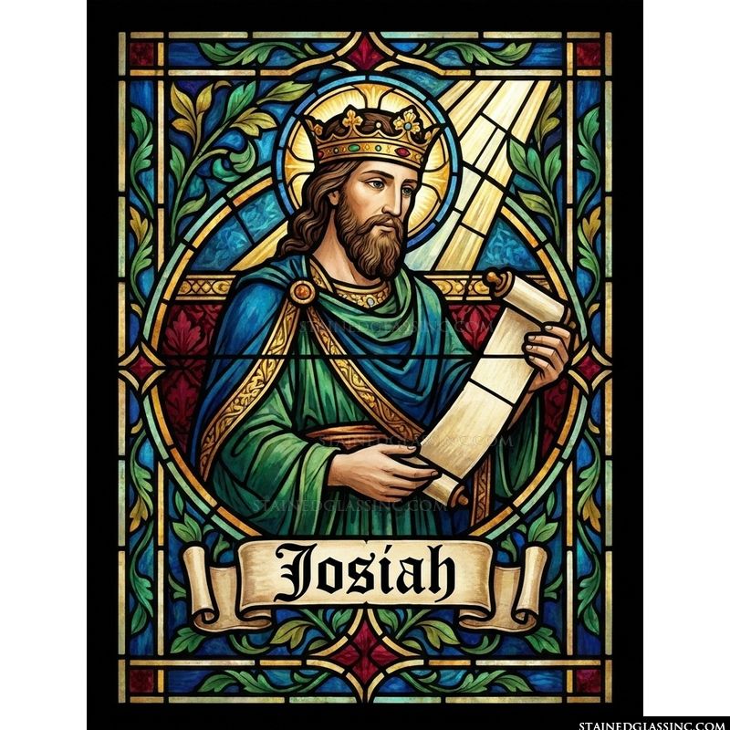 King Josiah with the Scroll