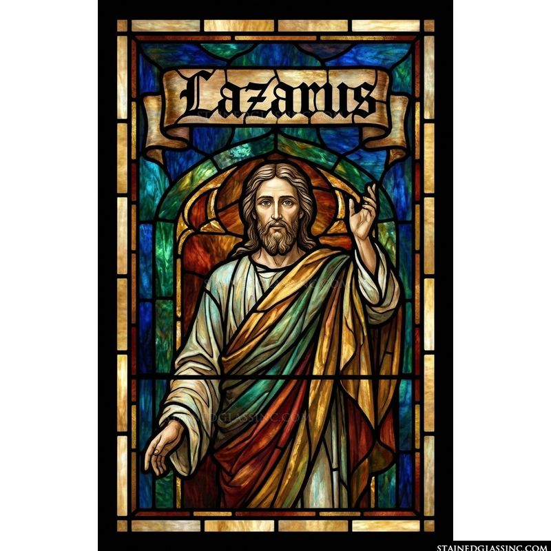 Jesus with Lazarus