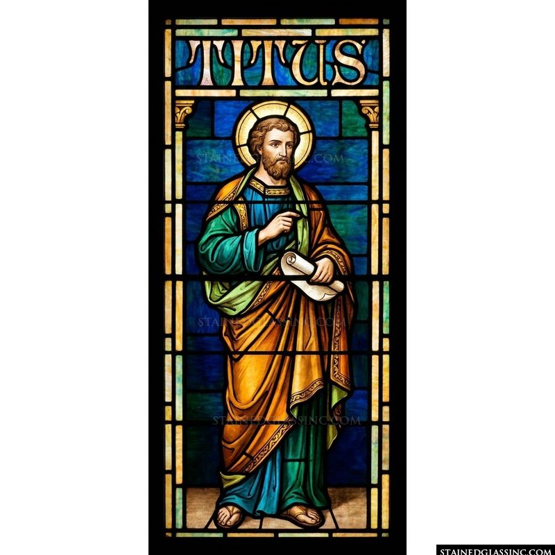 Saint Titus with Scroll