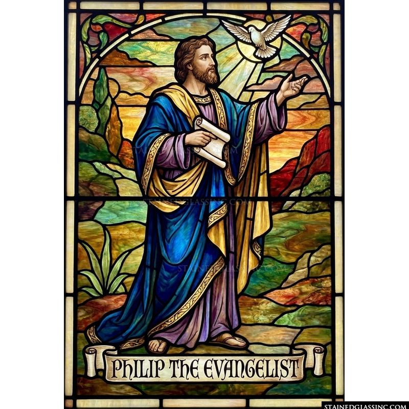 Philip the Evangelist with Descending Dove