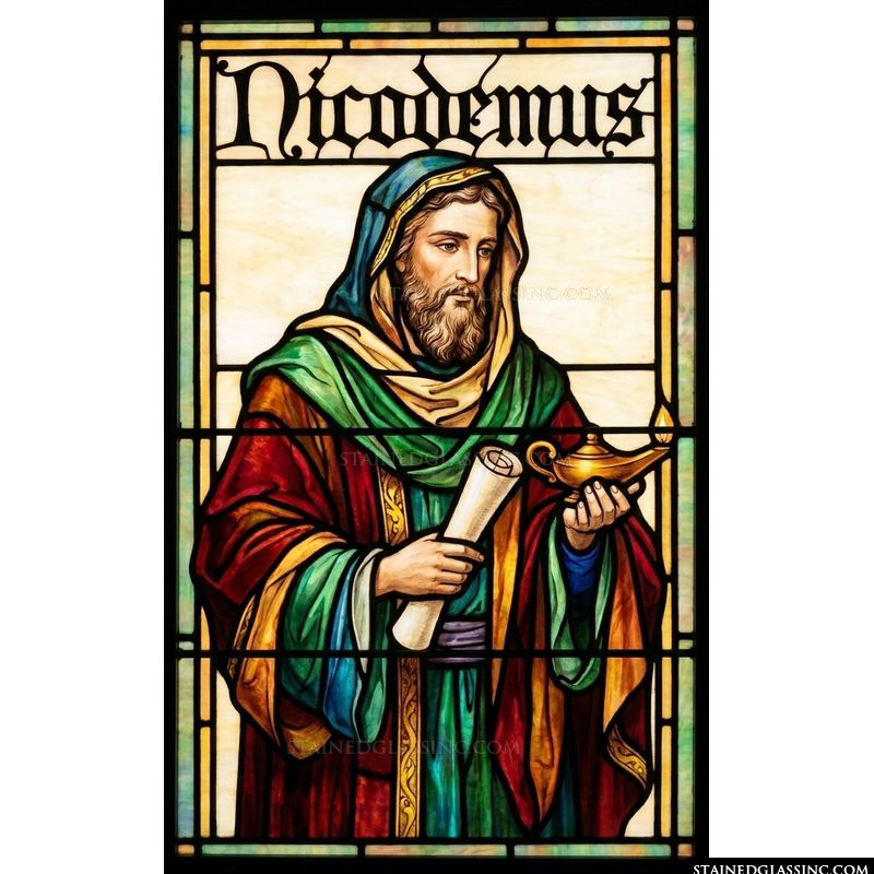 Nicodemus with Scroll and Lamp