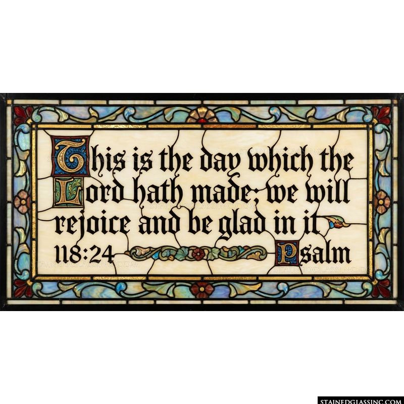 Psalm 118:24 Scripture Calligraphy